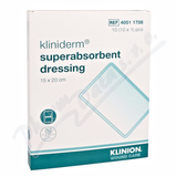 Superabsorpn obvaz Kliniderm 15x20cm 10ks