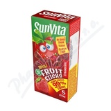 SunVita Fruit Sticks ov. tyinky mini jahoda 5x10g