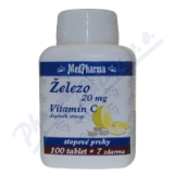 MedPharma elezo 20mg+vit. C tbl. 107